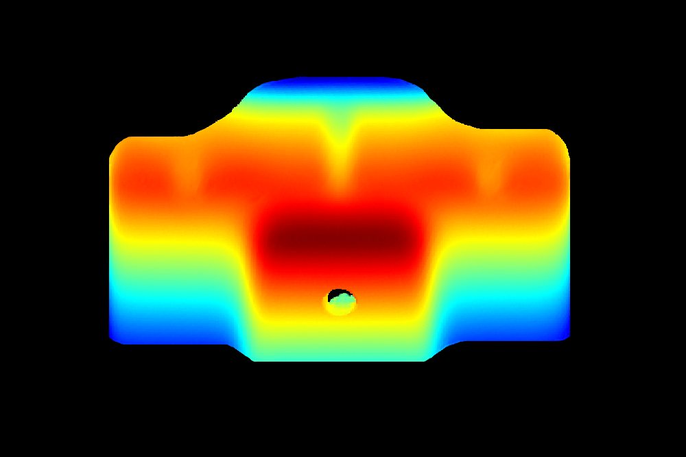 Stamped sheet metal workpiece