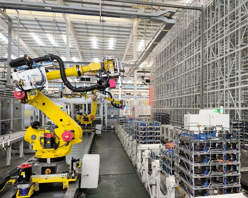 トランスミッション組立コンポーネント供給ロボット誘導